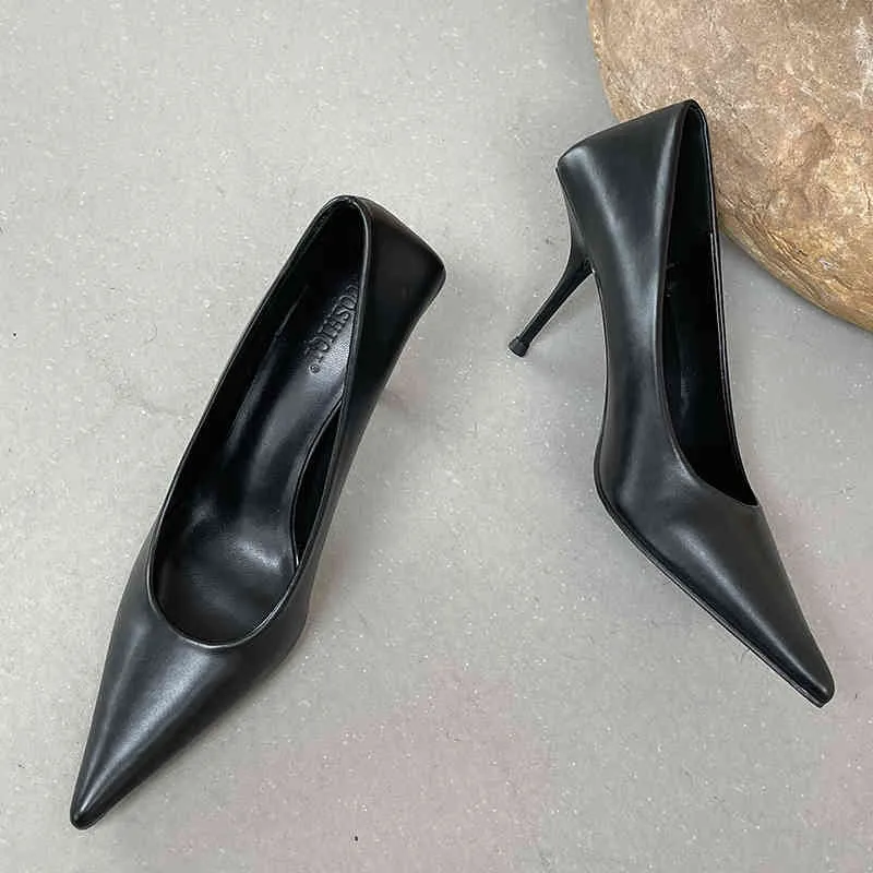2021 donne di lusso 8 centimetri tacchi alti pompe Scarpins Office Ladies Designer bianco verde nero tacchi Prom vestito a spillo scarpe da festa K78
