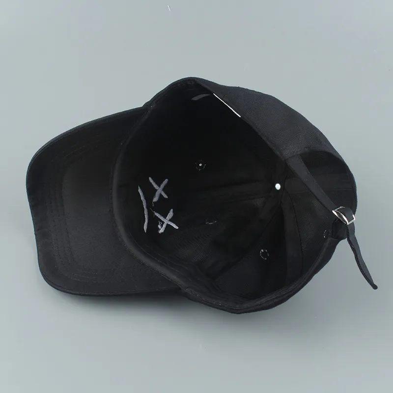 Summer Dad Hat Embroidery 100 Cotton Baseball Cap Sad Face White Black Hat Golf Cap Hip Hop Snapback Women Men9615400