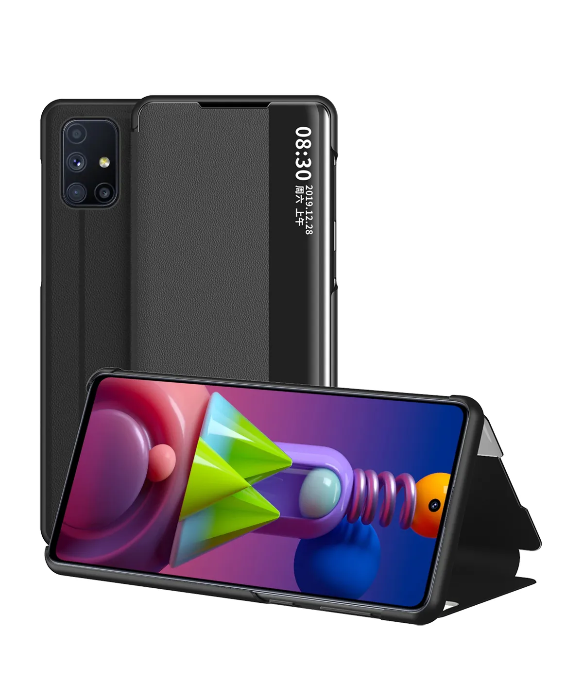 Smart Bekijk Flip Cases voor Samsung Galaxy M51 A21S A10S A20S PU Lederen zijruit Stand Case voor Galaxy A21 A31 A41 A51 A71 5G