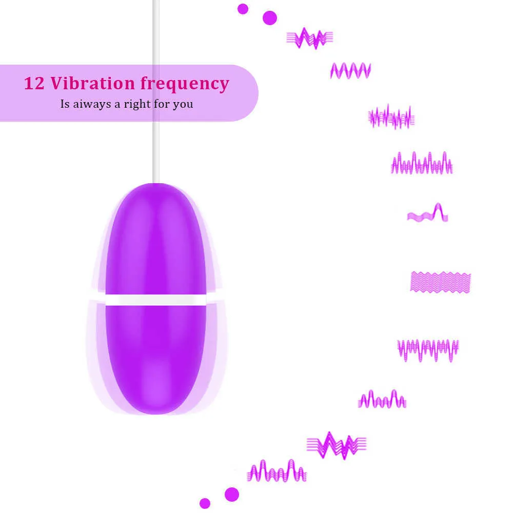 EXVOID Dual Egg Vibrator Sex Toys for Women Remote 12 Frequency Powerful Vibrators for Woman Sex Shop G-spot Massager USB Power P0818