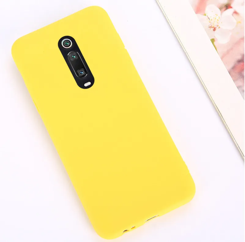 Şeker Renk Kılıfları Xiaomi Redmi K20 Pro için Global Sürüm Kılıfı Silikon Yumuşak Kapak Xiomi Xiaomi Redmi K20 K20pro Telefon Kapak