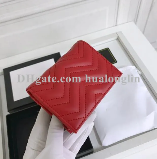 Women wallet purse card holder genuine leather fashion ladies wallets original box high quality 210h