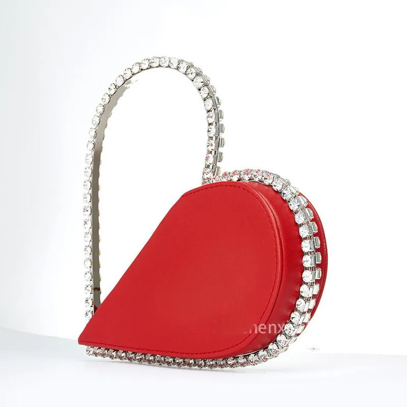 أكياس مسائية 2021 حقيبة للنساء أزياء ماس القلب مصمم حقائب اليد كارتراس موجر دي هومبرو Y Bolsos CC274O