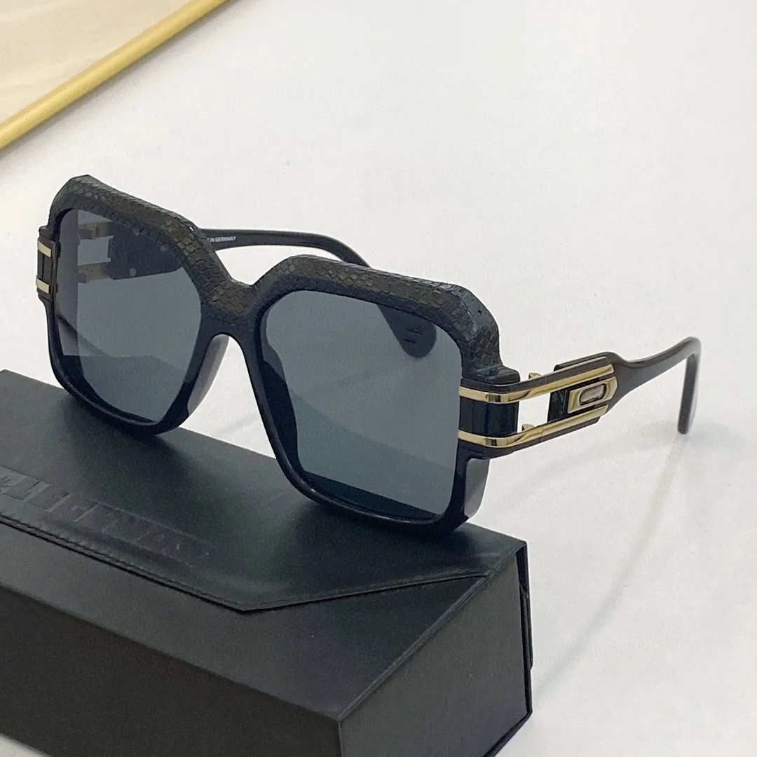 Caza Skin 623 Top Luxury عالية الجودة نظارة شمسية للرجال للنساء الجديد بيع الأزياء العالمية الشهيرة معرض إيطالي فائق العلامة التجارية 261g