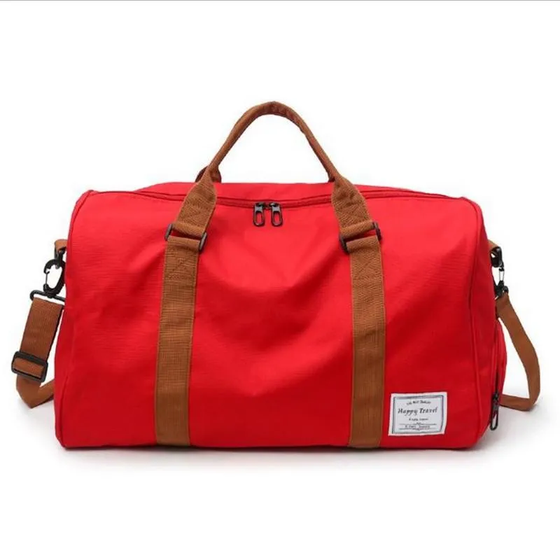 Duffel Bags Saco de Viagem Curto Tour Weekender Esportes Ginásio À Prova D 'Água Mala De Bagagem Ombro Com Compartimento De Sapatos 30249n