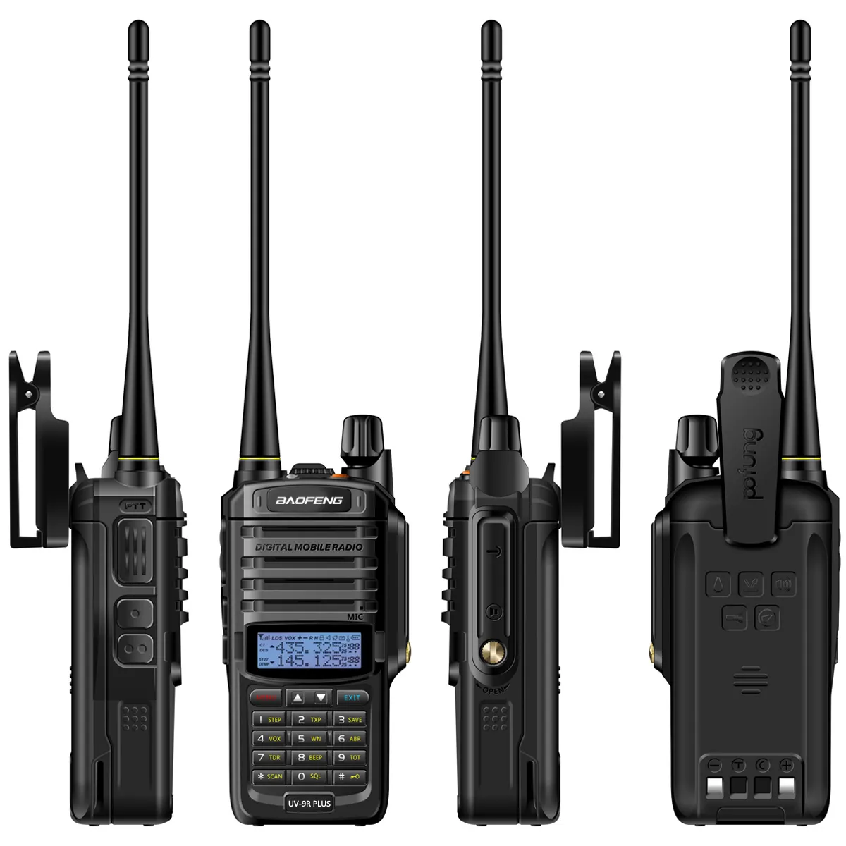 2021 Baofeng UV-9R plus Impermeabile IP68 Walkie Talkie CB Ham ad alta potenza 30-50 KM Radio bidirezionale portatile UV9R a lungo raggio