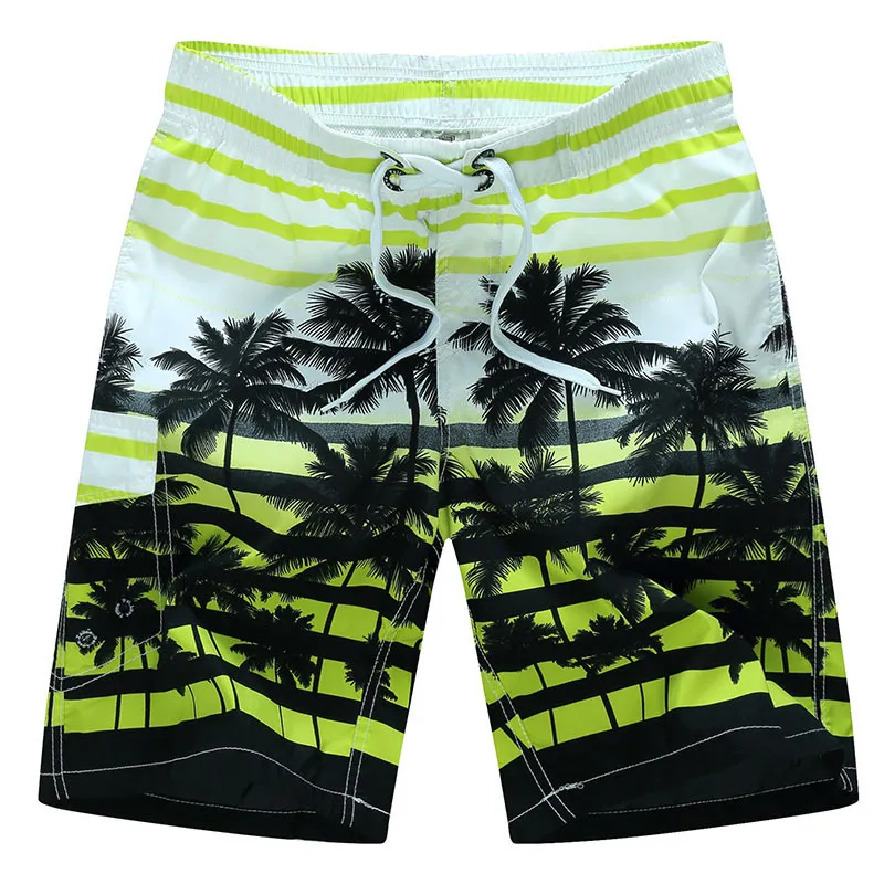 Zomer mannen sneldrogend beachwear plus size badpak shorts mannelijke mode casual losse Hawaii printing surf bord