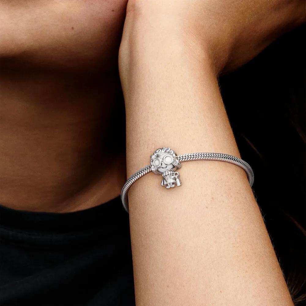 Ciondoli della nonna in argento sterling 100% 925 adatti al braccialetto europeo originale con ciondoli Moda donna Accessori gioielli di fidanzamento di nozze248B