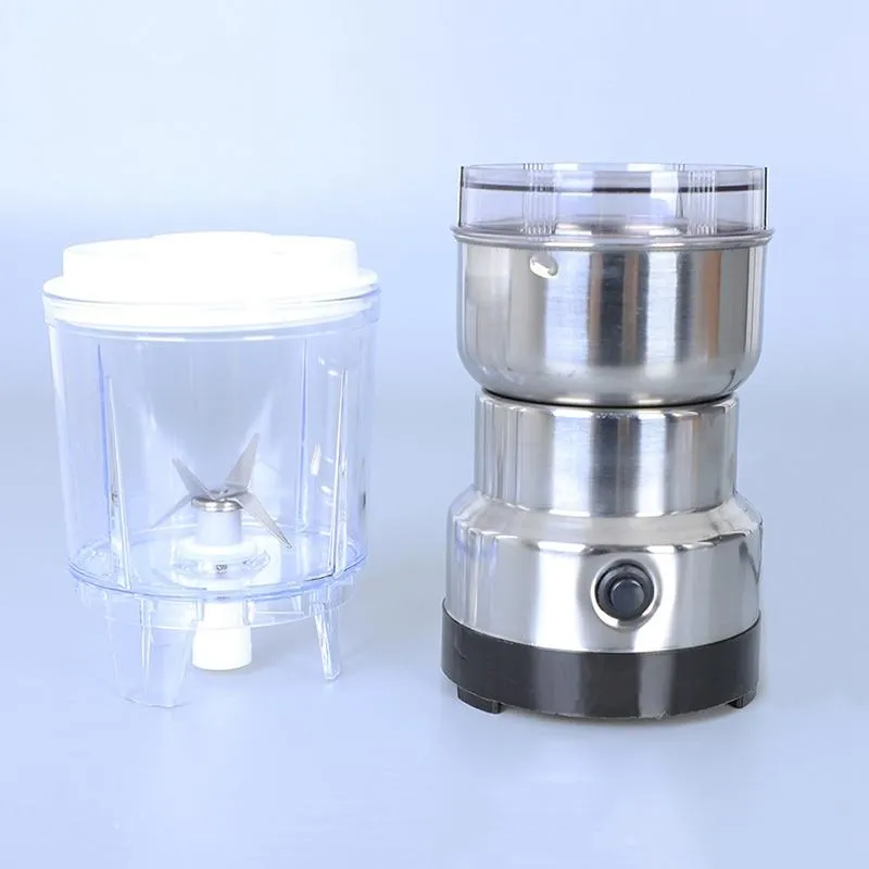Manual Coffee Grinders 2In1 Electric Bean Grinder Home Grinding Milling Machine Accessories Kitchenware Blenders For Home EU Plug269M