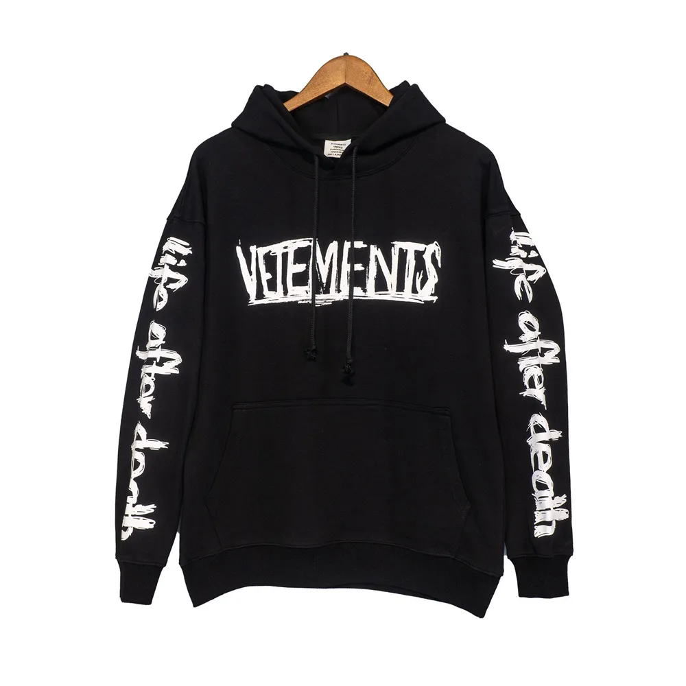 2021SS Vetements World Tour Hoodies Mężczyźni Kobiety 11 wysokiej jakości graffiti litera drukowania wetukcje duże bluzy vtm hooded6692774