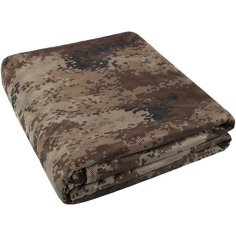 CAMOUFLAGE NET 300D 6CLORR См. См. Через Camo сетка жалюзи отлично подходит для отделения для отдыха на солнцезащище для автомобилей Sun Outly Y0706