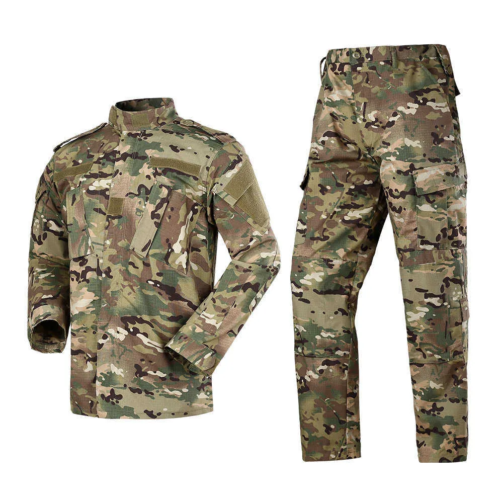 MultiCam CP Camouflage Mundur Tactical Outdoor Wojskowy Mundur Hunting Suits Special Force Police Mundur Combat Suit x0909