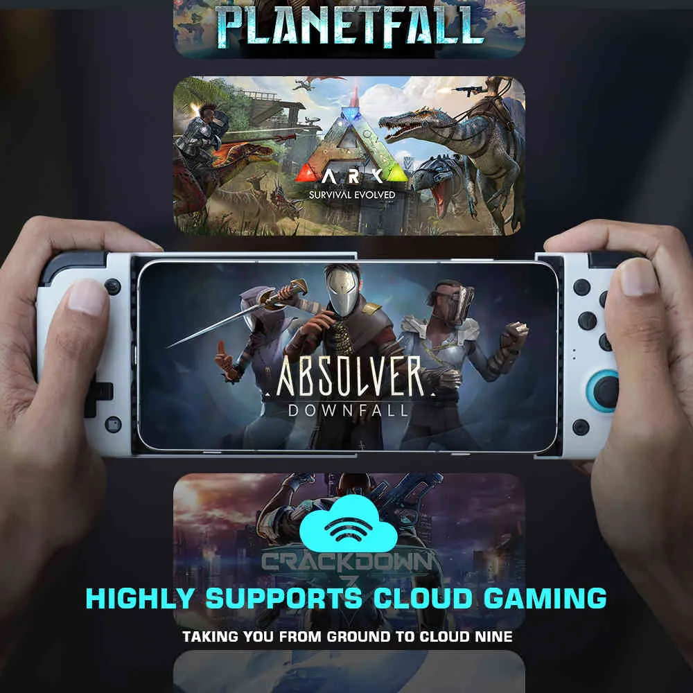 Gamesir X2 Tip-C Gamepad 2021 Yeni Sürüm Pubg Mobil Oyun Joystick Android Kontrol Teleskopik Sap Yok Gecikme Cloud Gaming