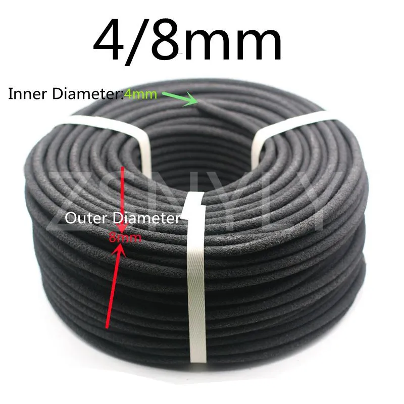 Vattenutrustning 10 m 20m 30m 40m Soaker Hose Micro Drip Irrigation 4 8mm Läckerrör Anti-aging Pezeable Pipe Garden Flower T253M