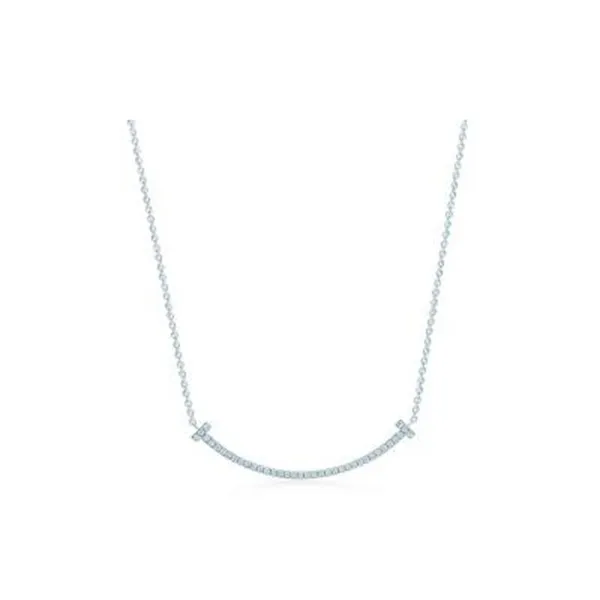 925 sterling silver mode smycken halsband leende halsband multi stil stort medium och liten storlek kvinnor flickvän gåva Q08132391
