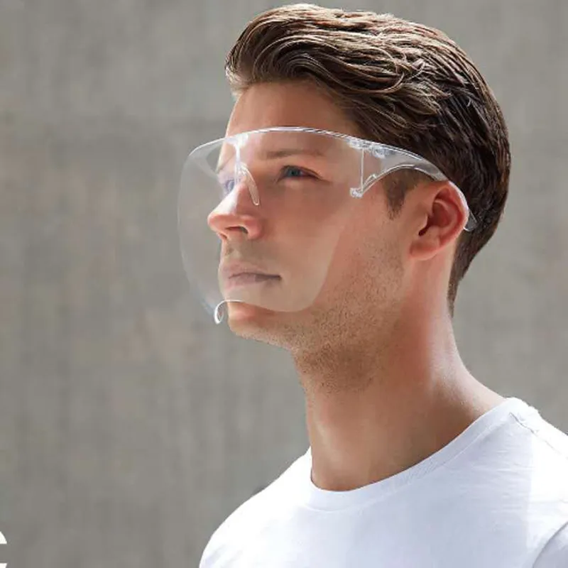 2020 lunettes de sécurité faciales sports de plein air hommes et femmes enfants vent protection contre les éclaboussures des yeux lunettes de soleil à monture monobloc