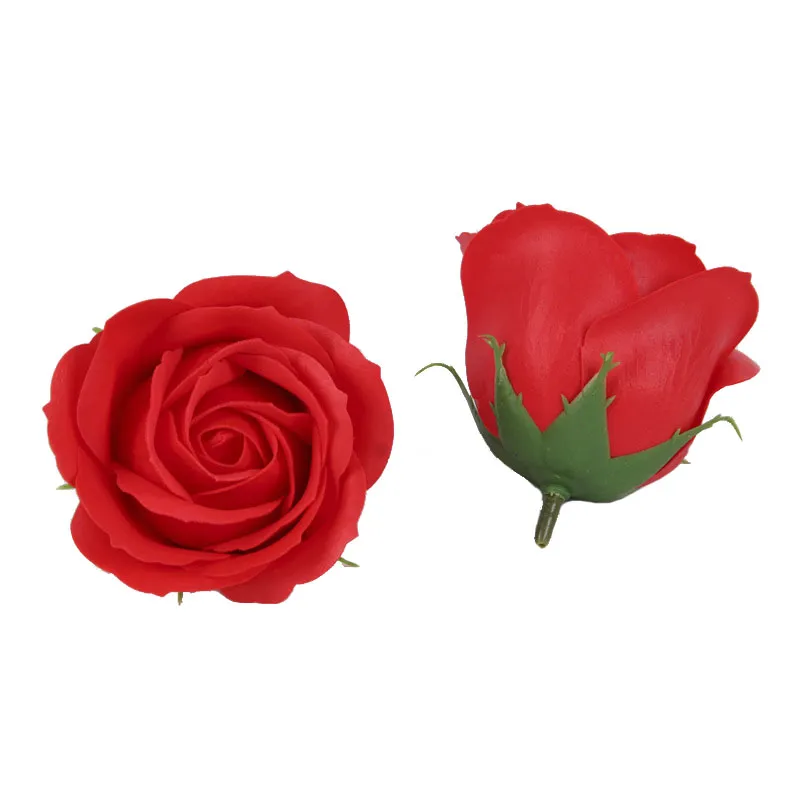 /Box Big Size 6cm Soap Rose Flower Soap Romantic Wedding Party Handmade Valentine's Day Gift Hand Flower Art
