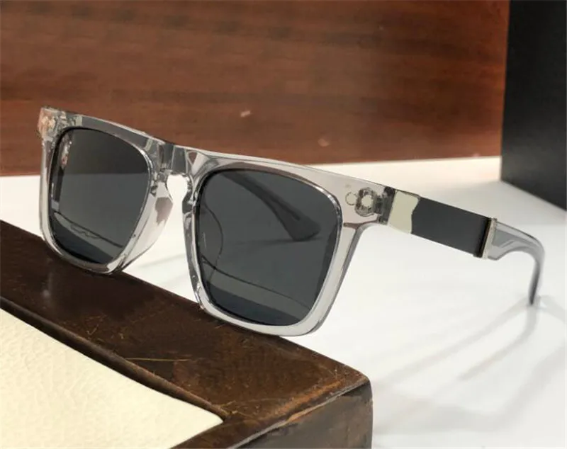 Vintage modedesign solglasögon bjorn agai fyrkantig platta ram enkel punkstil sommar UV400 skyddsglasögon toppkvalitet278a