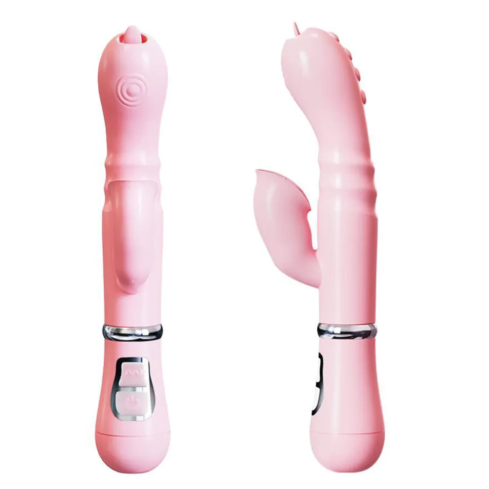 Nxy Sex Vibrators Masturbators 3 in 1 for Women 12 Fashion Vibrating Anal Tongue Licking Clitoris Stimulator g Spot Massage Erotic Games for 1013