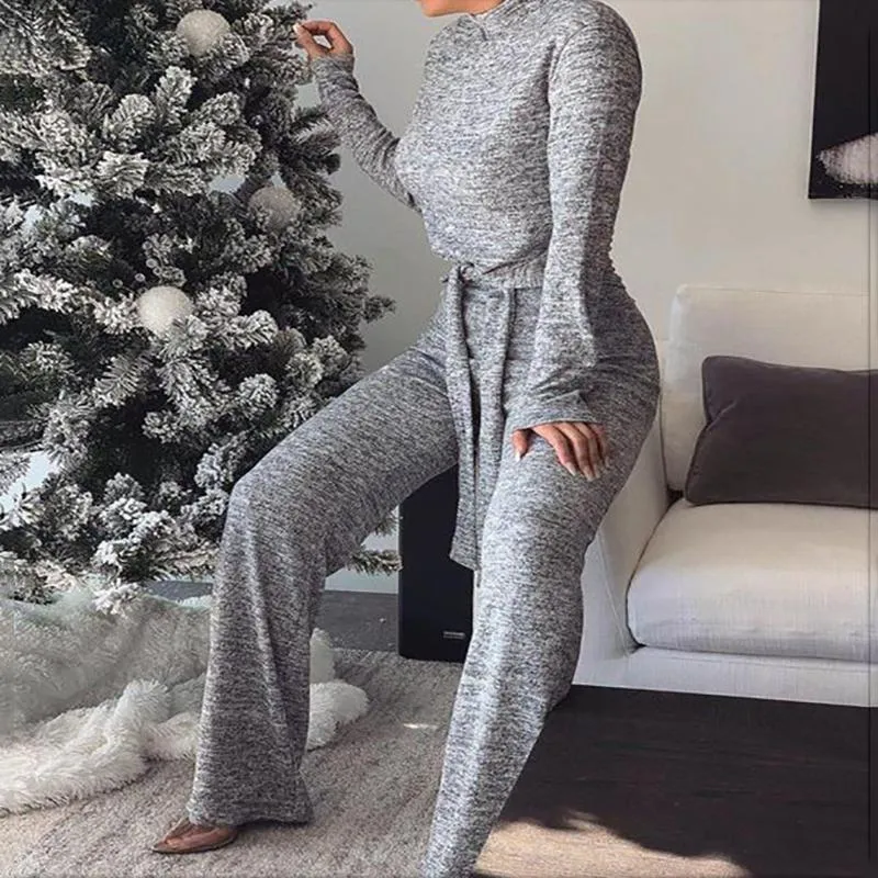Women Sets Stand Collar Long Sleeve Plush Pants Loose Casual Top And Home Wear Clothing 210524