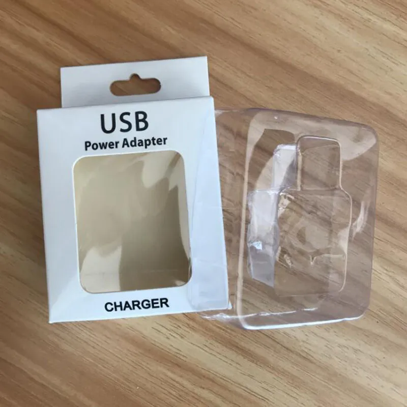 Коробка для упаковки бумаги розничной торговли для iPhone 8 7 6S US Plug 5W Adapter Adapter Wall Charge Boxs8075385