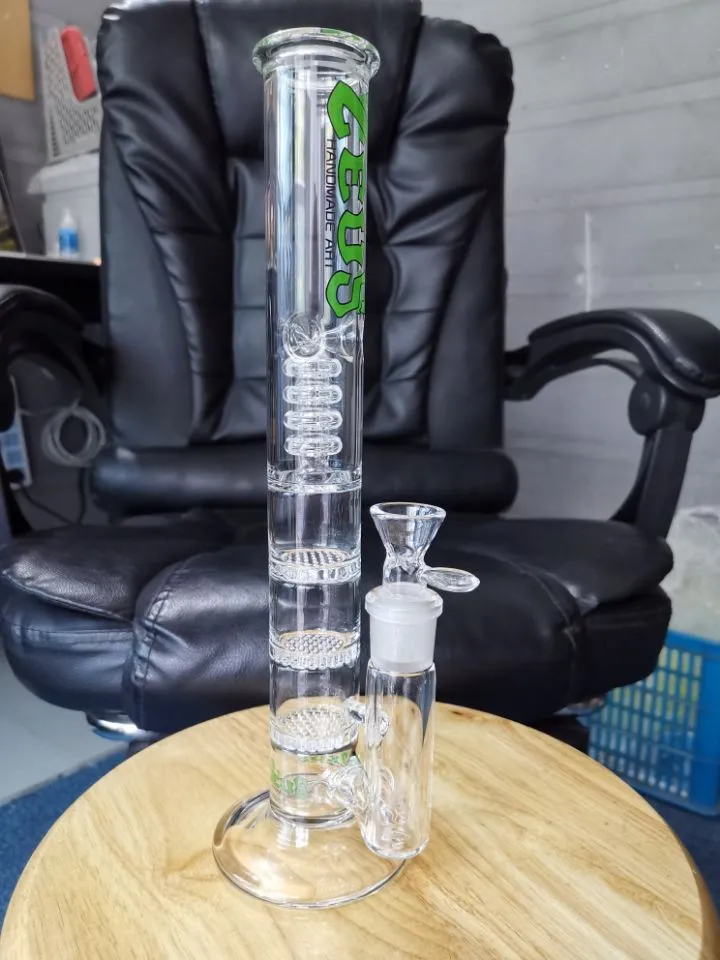 Bong Dab Rig Water Pijpen Dikke Glas Honeycomb PERC BLAUWE GROEN RODE BONGS Hoofd glazen pijp Was Oil Rigs gewricht 18,8 mm glazen kom Sestshop verkoop