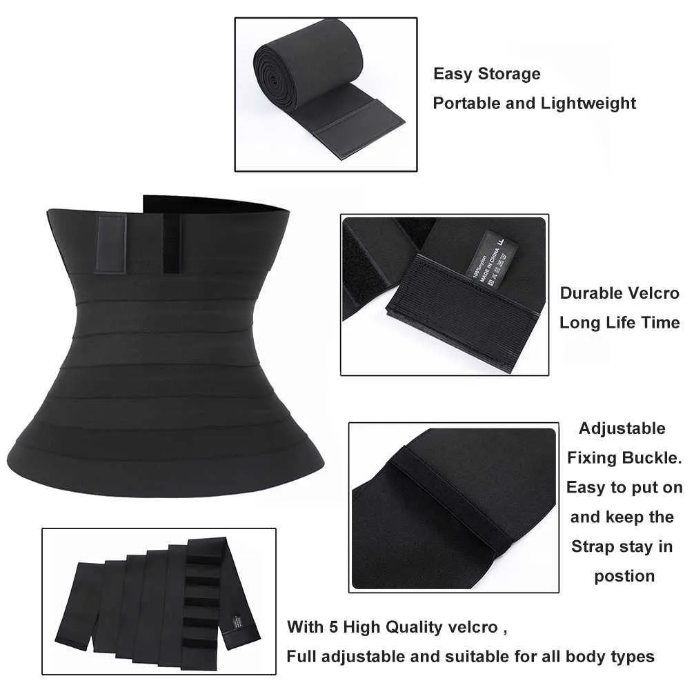 Women Waist Trainer Shapewear Belt Belly Tummy Wrap Waist shaper Fajas Slim Modeling Belt Body Shaper Bandage Wrap Corset waist 223697209