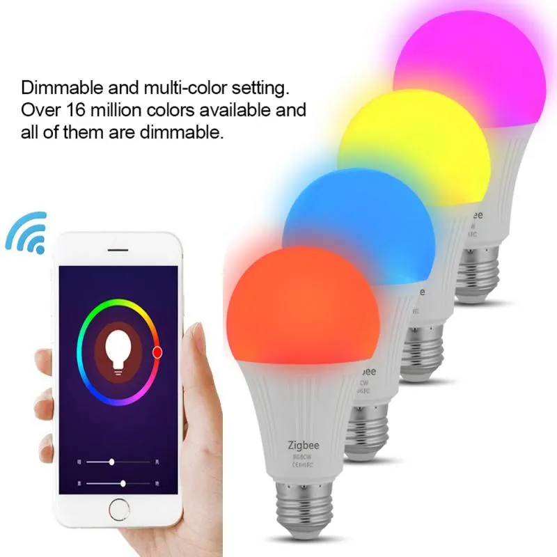 Tuya wi fi inteligente lâmpada led rgb zigbee ponte vida inteligente app controle de voz casa inteligente funciona com alexa google home60700158676361