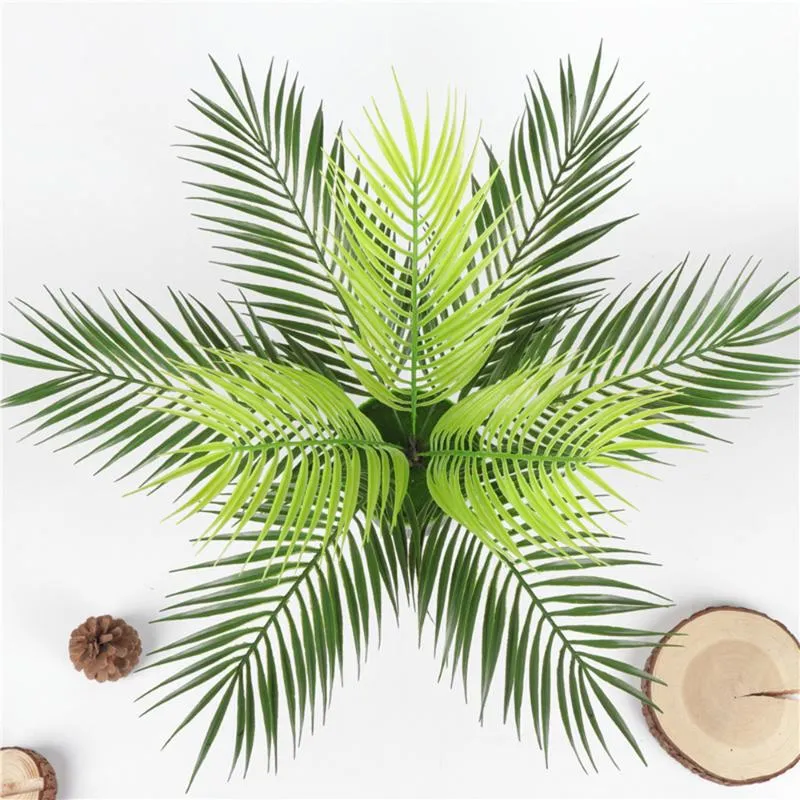 Dekorative Blumenkränze, 1 Blumenstrauß, künstliche Palmenblätter, Simulationspflanzen, Folium, Cycas, Farnblätter, DIY, Handwerk, Hochzeit, Zuhause, Deko280t