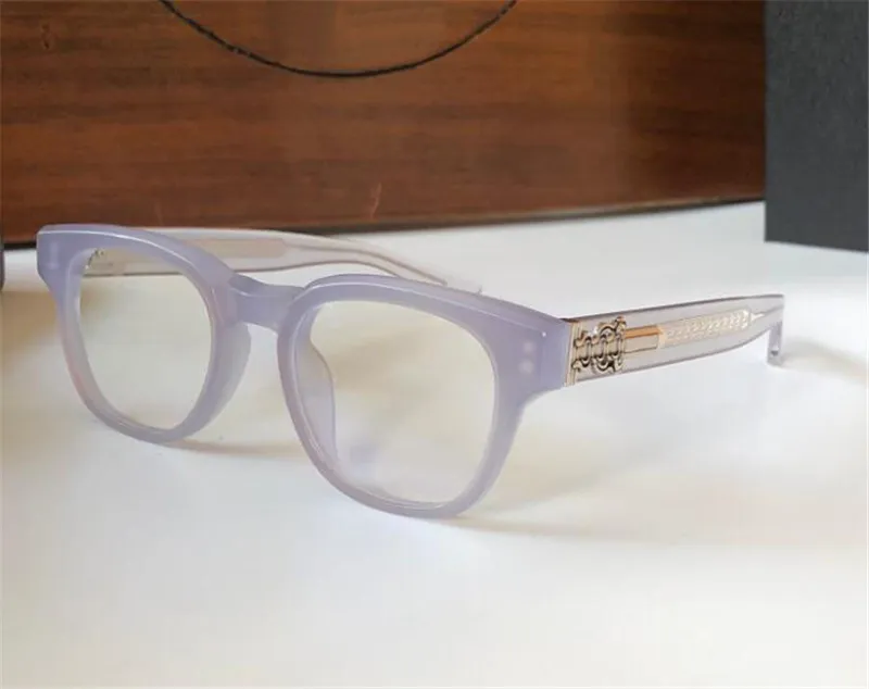 새로운 패션 디자인 광학 안경 컬트 클래식 스퀘어 플레이트 프레임 섬세한 검 장식 간단하고 다목적 스타일 227Y