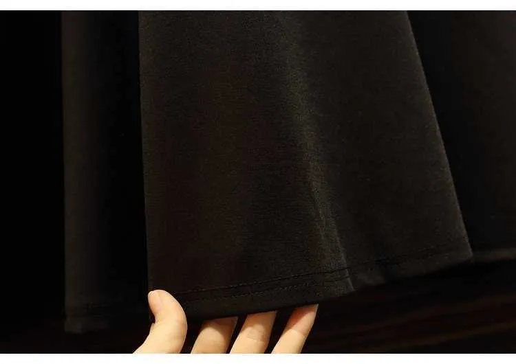 Robe trapèze élégante pour femmes, grande taille 5xl, mode automne 2019, col avec nœud, manches longues, pois, patchwork, robes trapèze, Y1006
