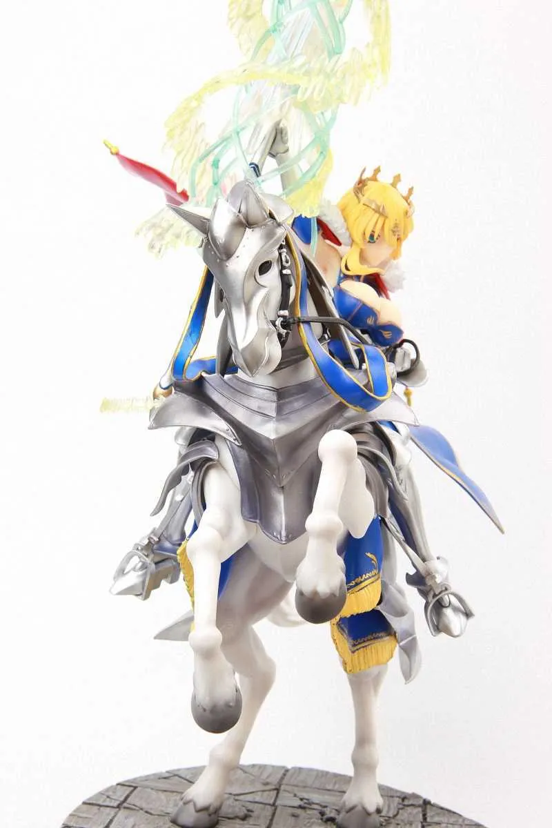 Anime Fate stay night Saber Arutoria Pendoragon équitation PVC figurine jouet Fate Grand Order jeu Collection modèle poupée Q0722