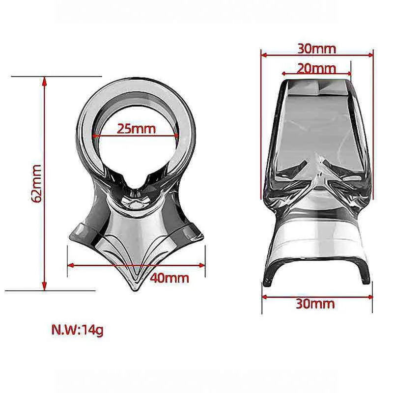 NXY Cockrings Men Cock Ring for Small Penis Sleeve Ball Stretcher Scrotum Bondage Testicle Sex Toys Clitoris Thong Cockring 25mm 0215