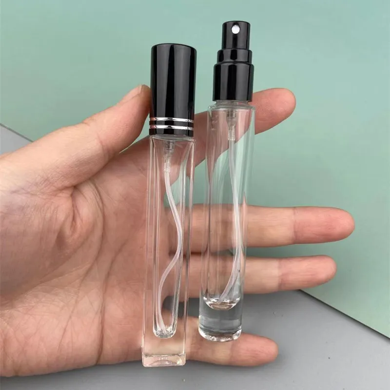 10/20 / 10 ml Mini Refillerbar Prov Parfym Glasflaska Resor Tom Spray Atomizer Flaskor Kosmetisk Förpackningsbehållare