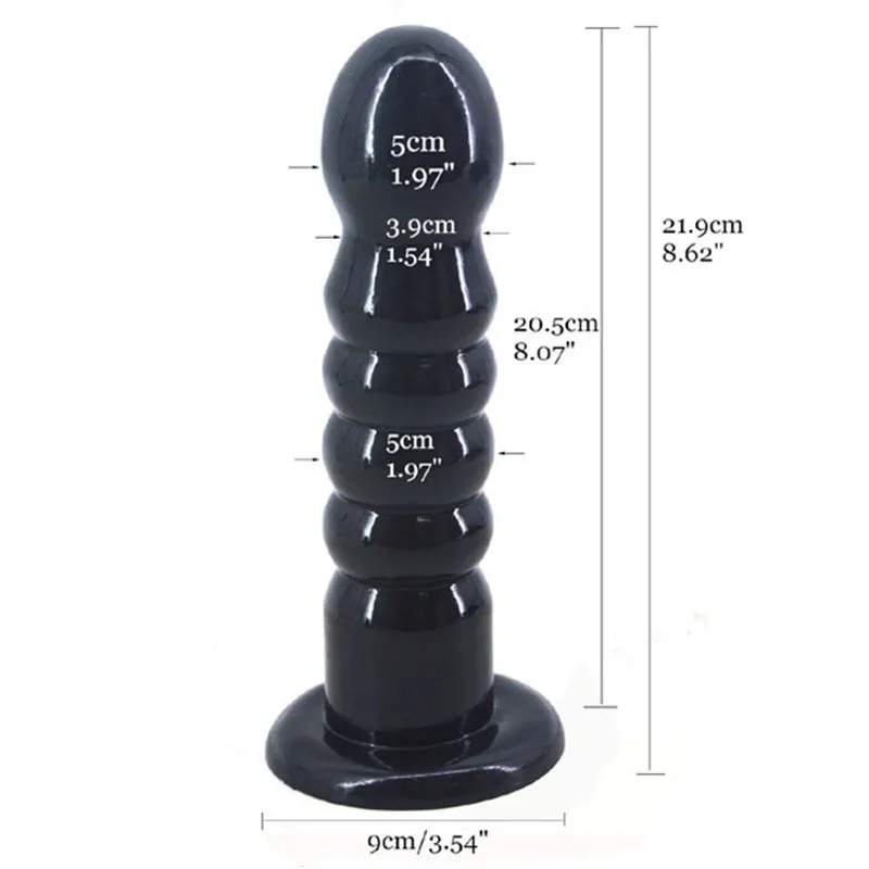 Массаж половой интерес анальный заглушка для женщин ПВХ взрослые секс игрушки Long21,9 см с мастурбатором всасывающей чашки G-Spot