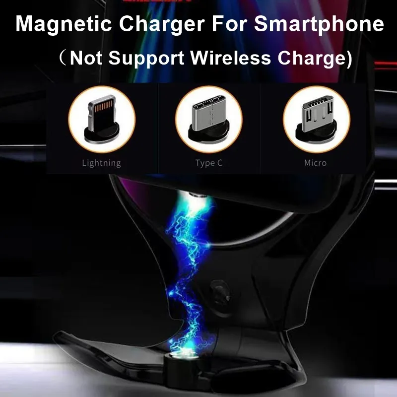 Samsung S10 S8 Plus用TongdayTech 10W磁気カー高速ワイヤレス充電器