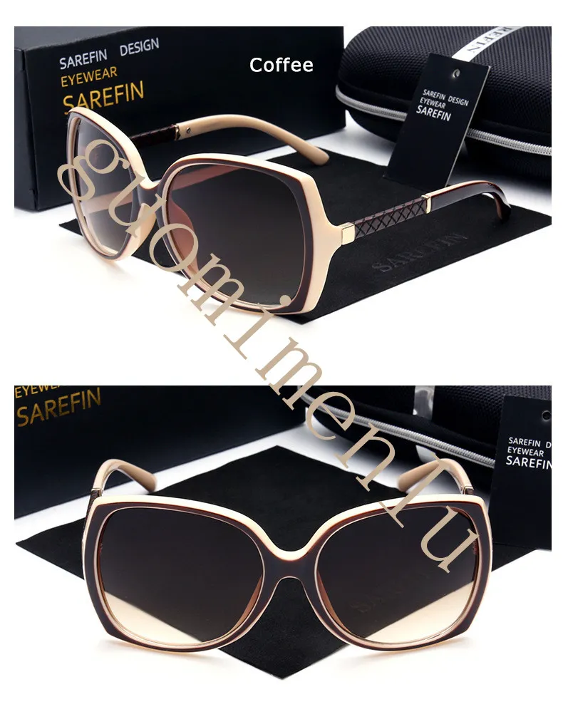 Högkvalitativ modevintage UV400 Women Brand Designer Womens Solglasögon Ladies Sun Glasses With Cases and Box 2080