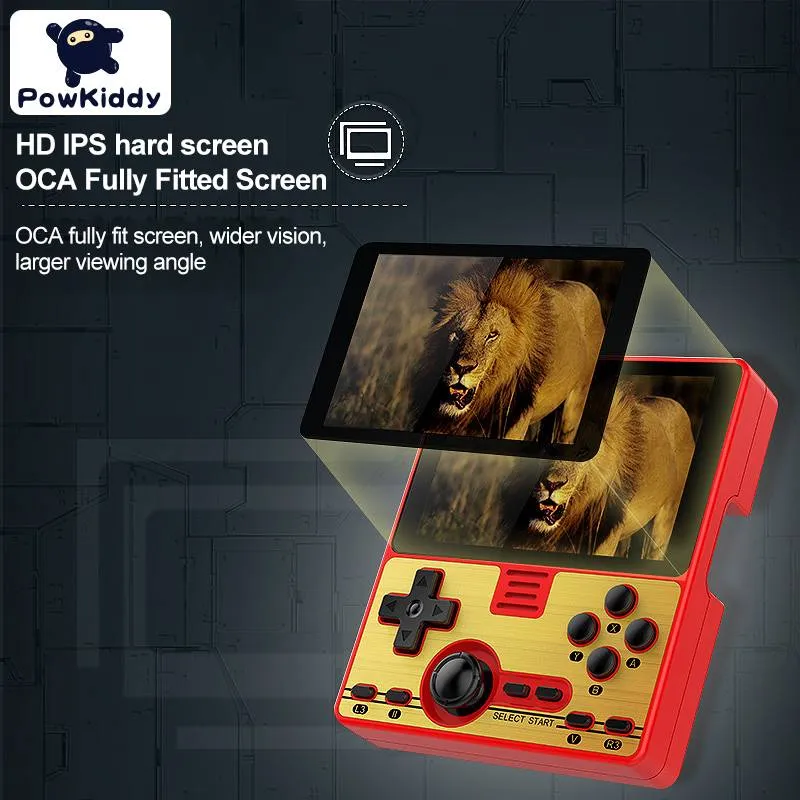 Powkiddy RGB20ハンドヘルドレトロミニホームゲームコンソールビデオゲーム子供のためのゲームゲーム未定義ポータブル