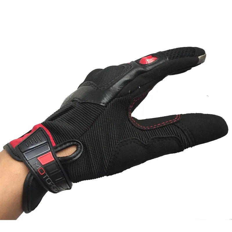 Touch Screen Moto Guanti Full Finger Knight Riding Summer Mesh Motobike Racing Guanti Moto Taglia S M L XL