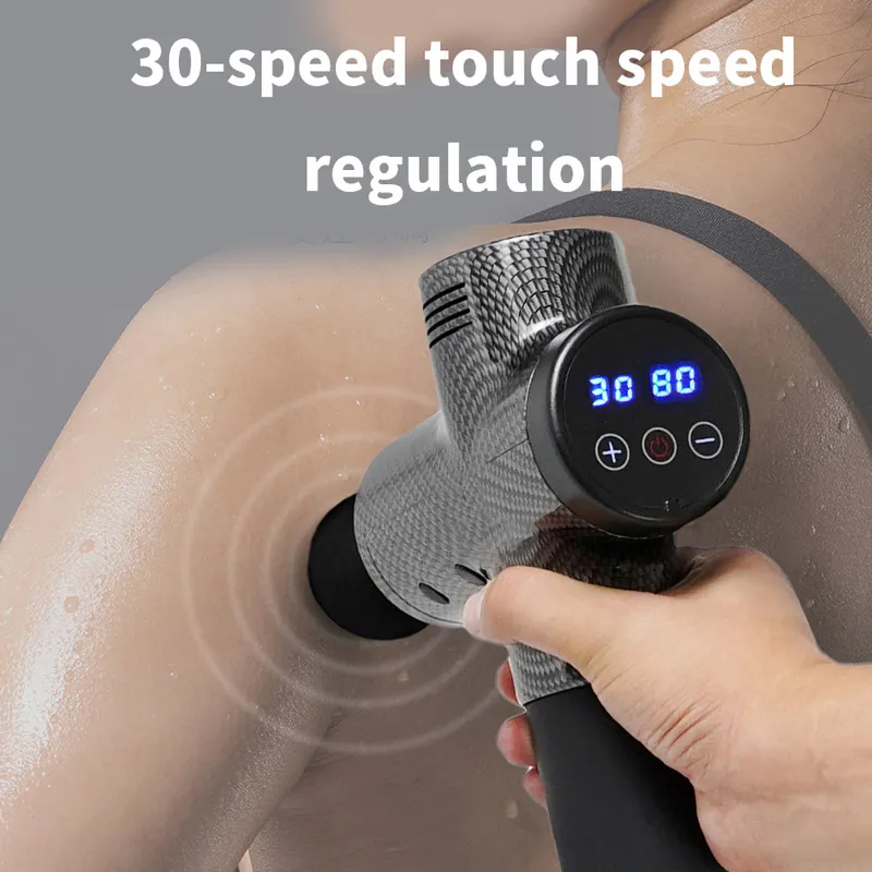 Myofascial Physiotherapy Massager Instrument Mute Touch Screen Fascia Massage Gun Relax Electric Warp Film Impact Deep6482188