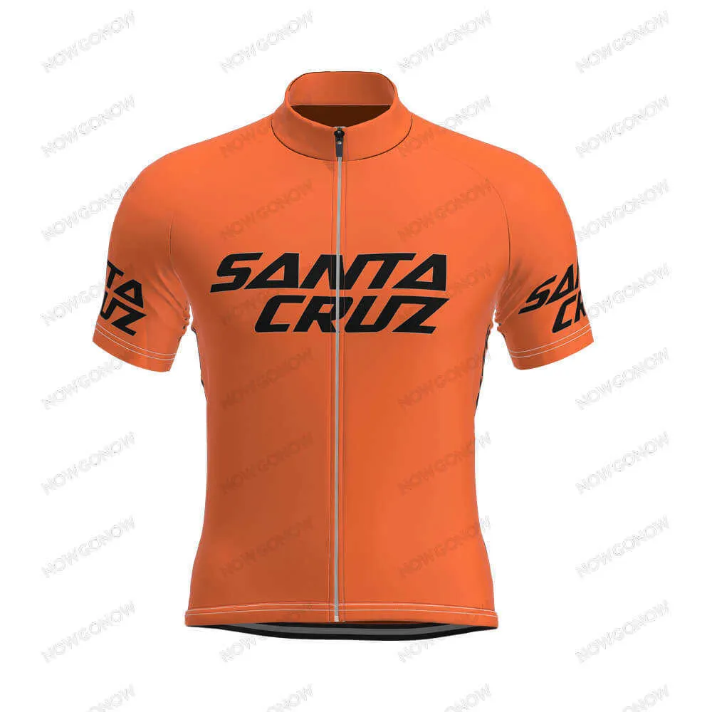 Vintage cyclisme maillot hommes Santa Cruz été vélo vêtements porter chemise hauts confortable Gel Pad montagne route personnalisé H1020