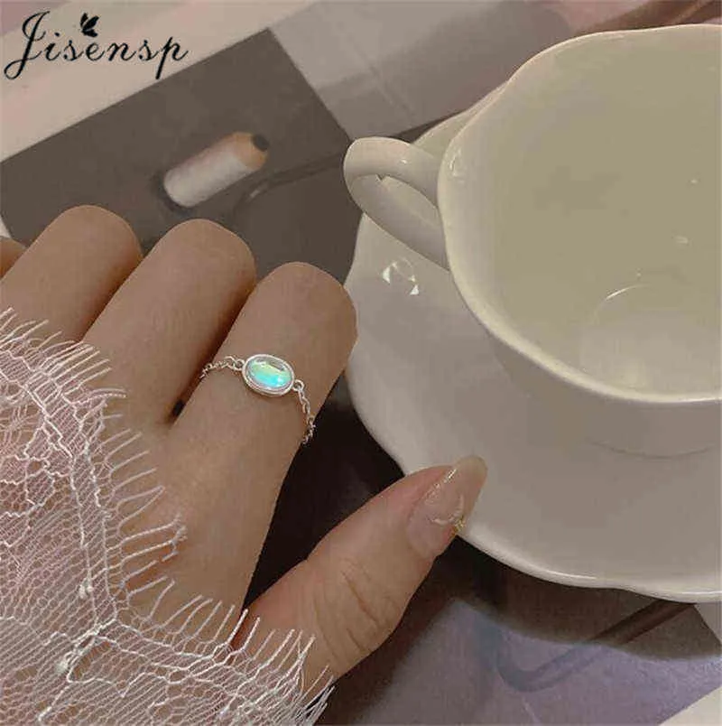 2021 Nya Silver Färg Ringar För Kvinnor Bow Knot Staplable Sparkling Crystal Ring Med Kedjedesign Förslag Bröllop Smycken G1125