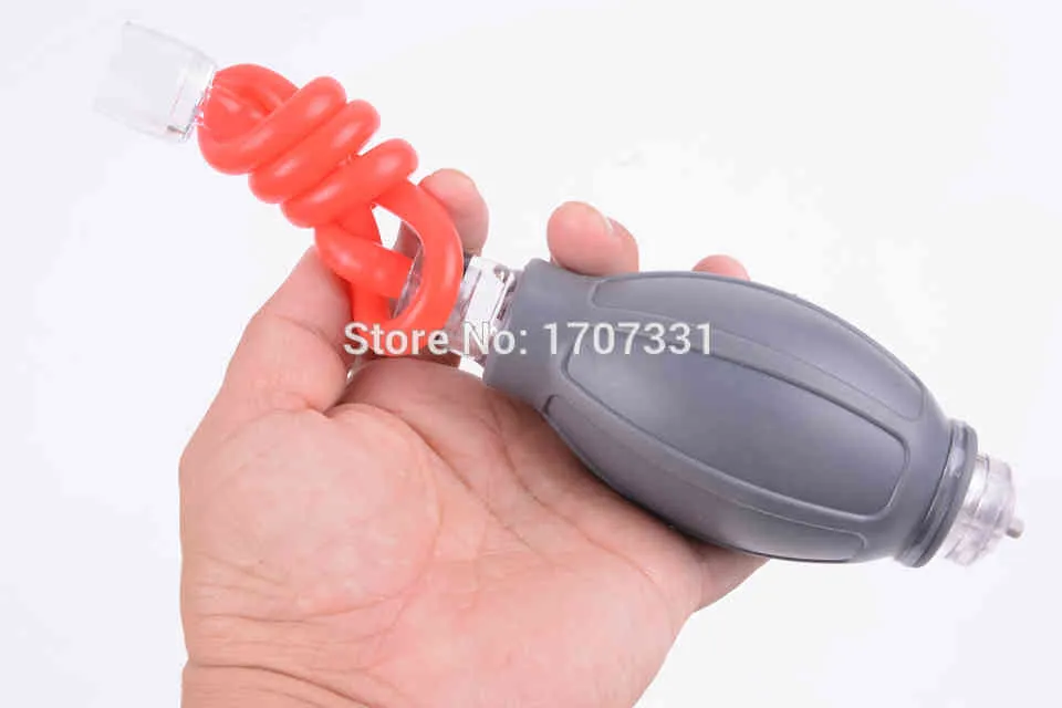 Acessórios da bomba Pe-Nis Bomba de handebol com tubo para X20 X30 X40 Xtreme ampliação Bomba de água Brinquedos sexuais para homens gays 18+ 210326