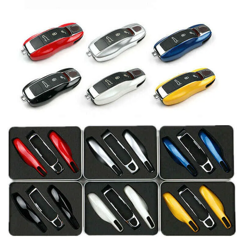 ل Porsche Boxster Cayman Panamera Car Key Case Cover Key Key Shell Car Accessories accouse وقاء وقائي مع التحكم عن بُعد 3644592