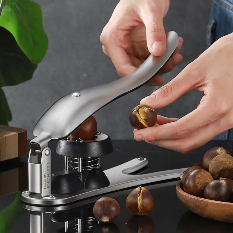 밤나무 오프너 빠른 손 압력 304Stainless Steel Chestnut Shell Multifunction Walnut Clip Scombing Quality 2103193053