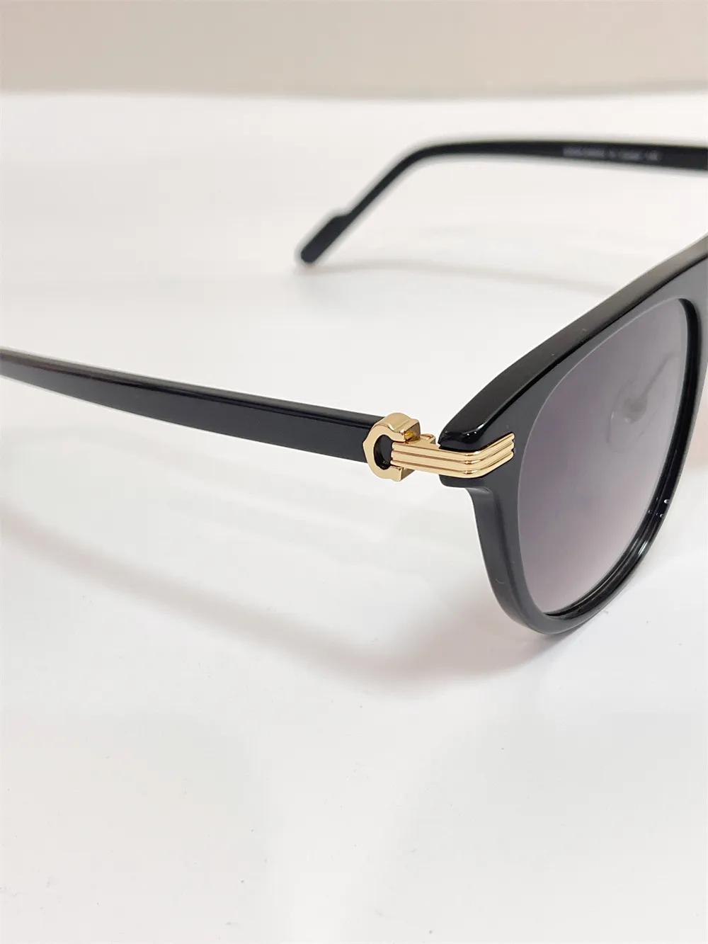 Luxury Designer Sunglasses For Men Women Brand Vintage Flat Top Glasses Square Shape Double Bridge Sunglass Fashion Eyewear 02002733