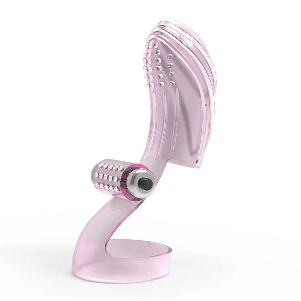 Massage Produkter Finger Penis Sleeve Vibrator G Spot Massage Clit Stimulera Sexleksaker För Kvinnor Lesbisk Kvinnlig Masturbator Orgasm Vuxenprodukter