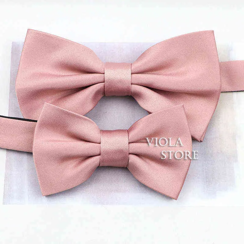 Top hete kleuren roze groen blauw solide satijnen ouder-kind bowtie set mannen dames kinderen vlinder feest bruiloft vlinderdas accessoire cadeau y1229