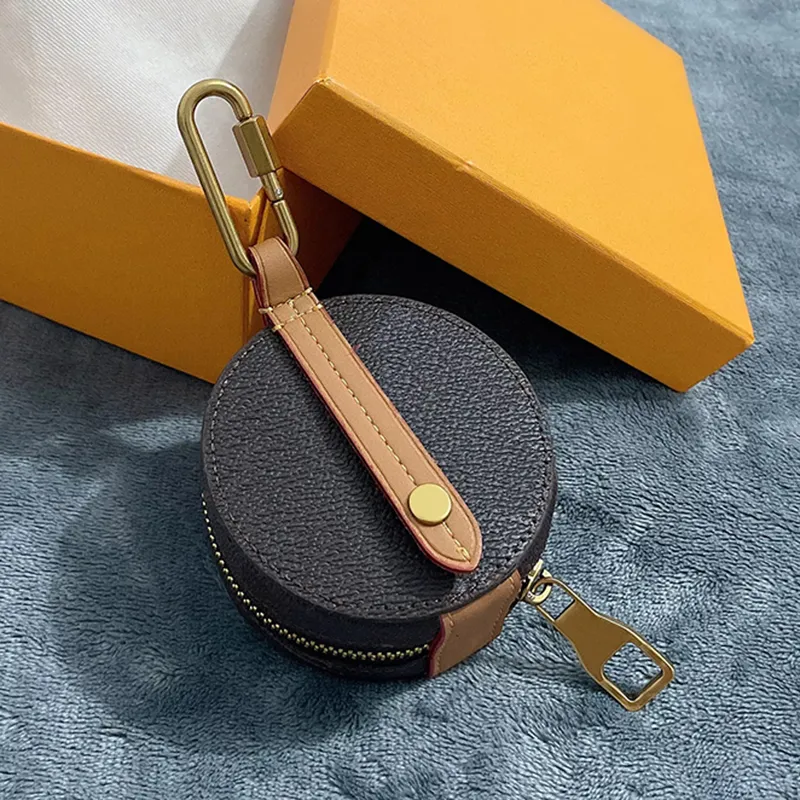 Womens Fashion Keychain Wallet Wallet مصمم يدويًا سلاسل مفتاح جلدية مصنوعة يدويًا.