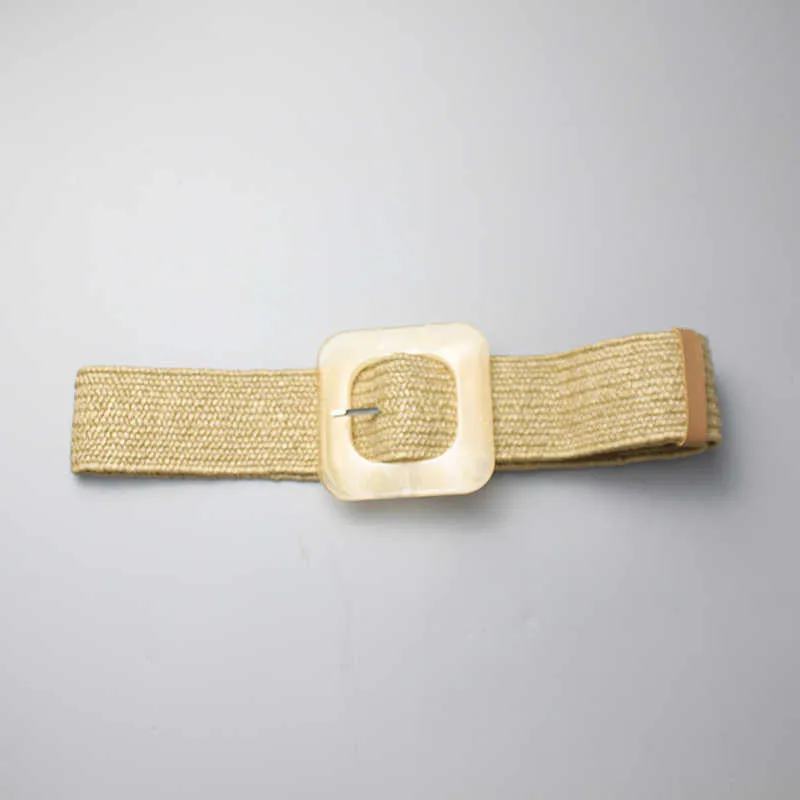 Cintura elastica tessuta in erba PP Corea del Sud Porta Est Nuova cintura europea e americana New Street larga 48 cm Q06243783339
